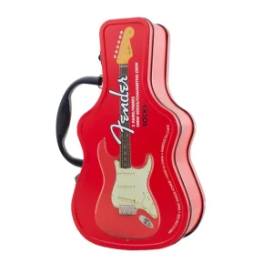 Perri's Fender „Guitar Tin Sock Box“ - 3er Socken-Set in Gitarren-Metallbox - Geschenkset